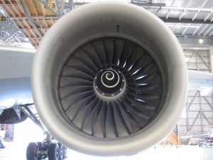 Rolls Royce engine of a 777-200 